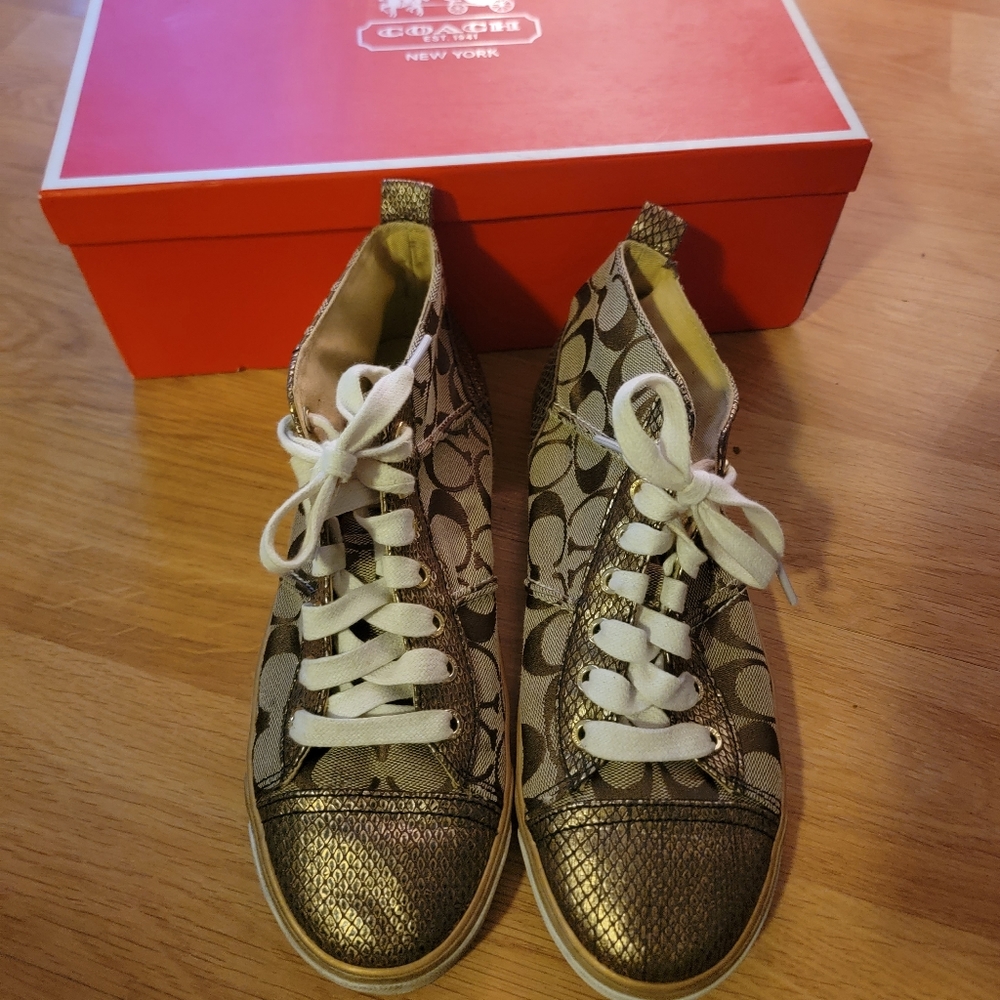 Coach high top sneakers